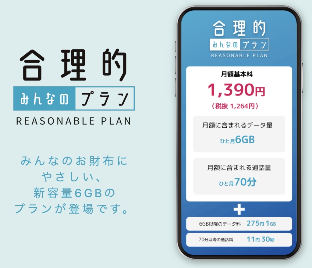 合理的みんなのプランの詳細