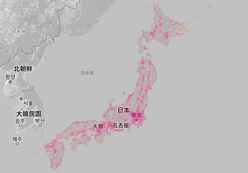 楽天モバイルの対応エリア