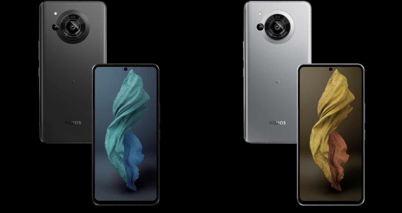 AQUOS R7のブラック、シルバー