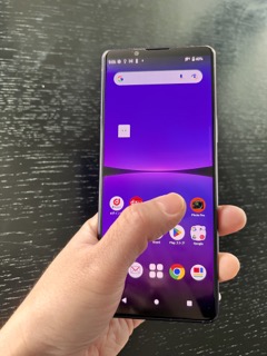 Xperia５Ⅳの外観正面