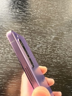 Xperia5 Ⅳのカメラ部分を横から見た写真