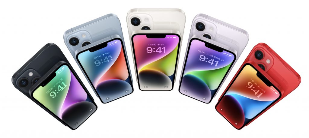 iPhone カラーバリエーション