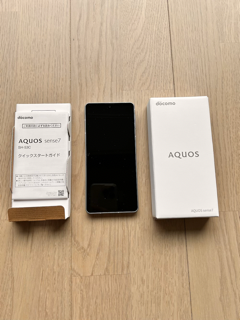アクオスセンス7梱包内容写真