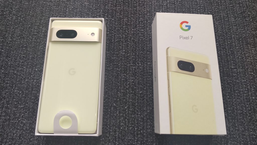 Google Pixel 7の背面