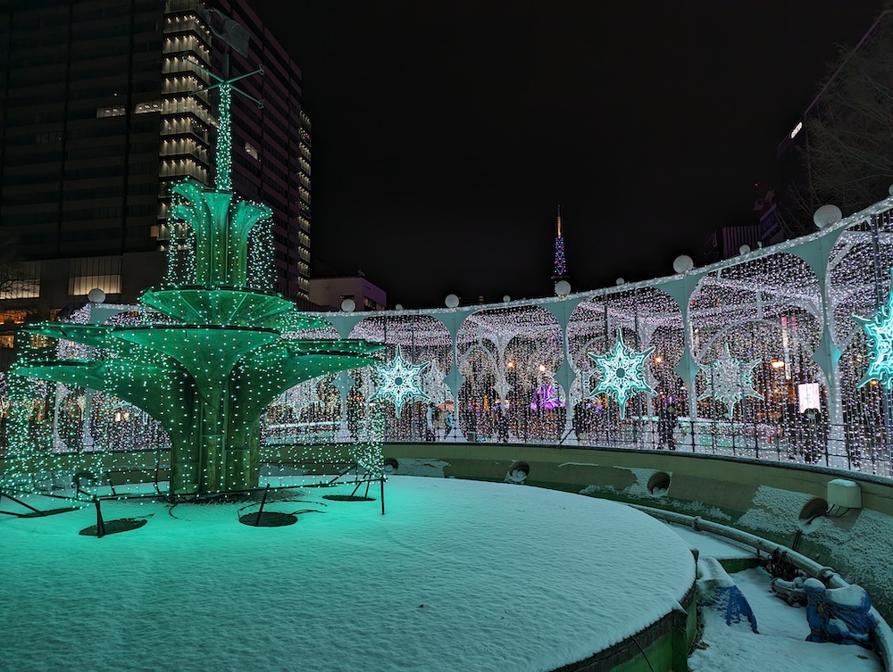 Google Pixel 7 Proで夜景モードで撮影した写真