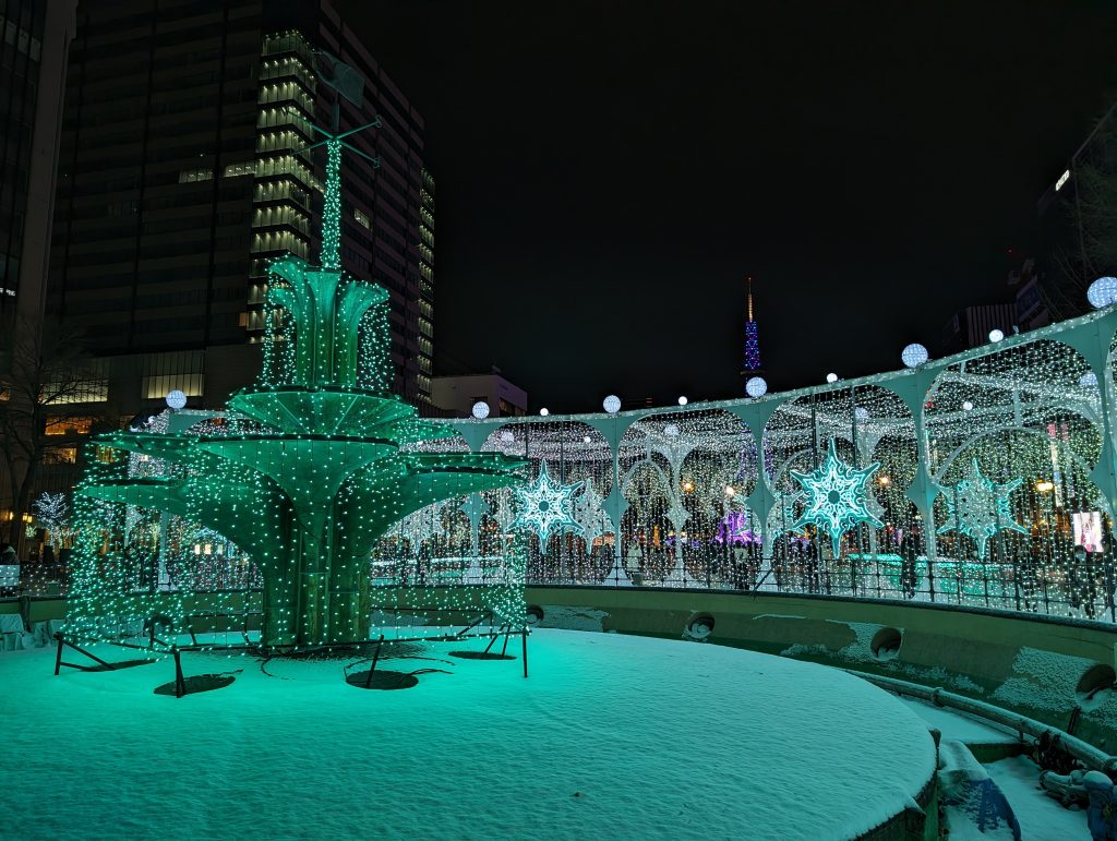 Google Pixel 8 Proで夜景モードで撮影した画像