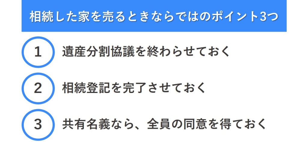 相続不動産ならではの手続き