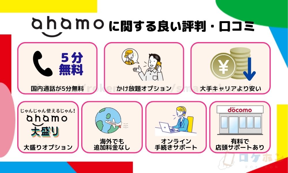 ahamo アハモ 良い評判 口コミ