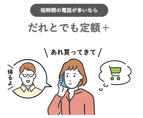 ワイモバイルのだれとでも定額+