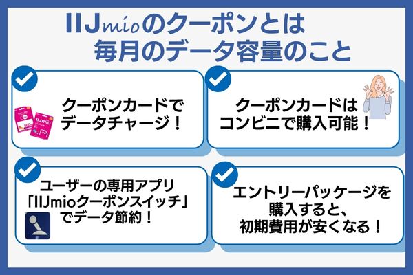 IIJmioのクーポンとは？