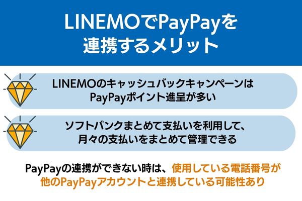 linemo paypay 連携 メリット