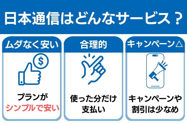 日本通信 サービス内容まとめ