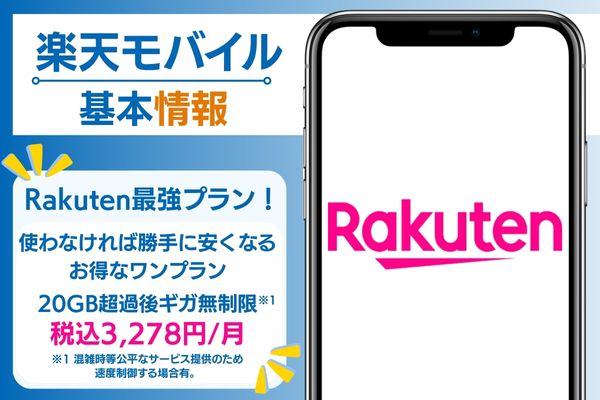 楽天モバイル 基本情報