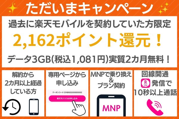 ただいまキャンペーン