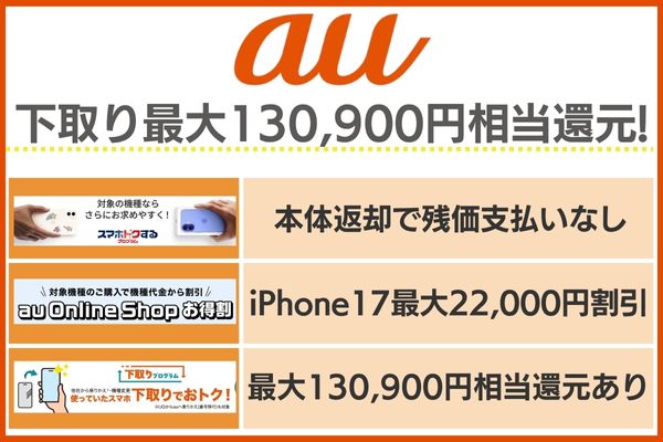 au キャンペーンまとめ