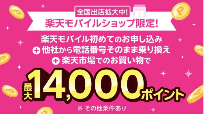 楽天モバイルキャンペーン画像