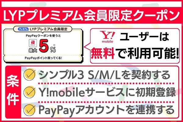 LYPプレミアム会員限定クーポン