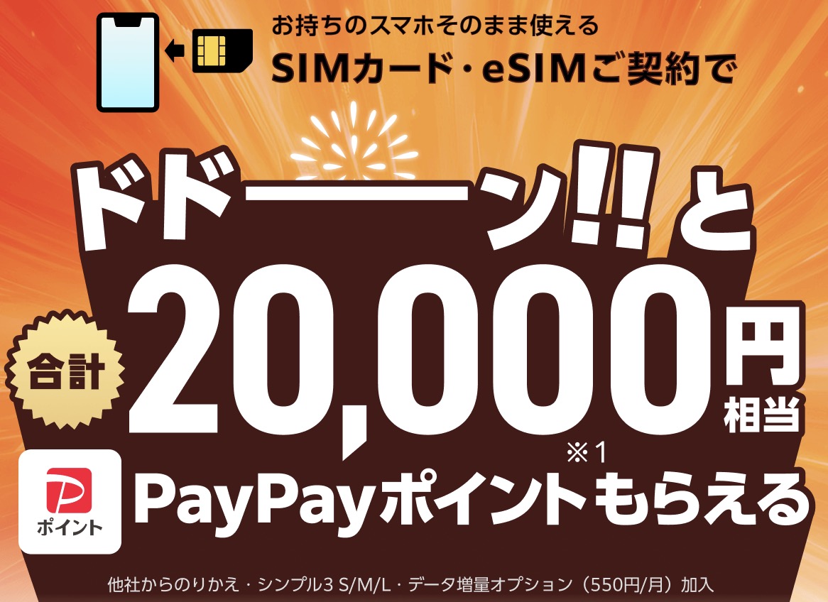 新どこでももらえる特典