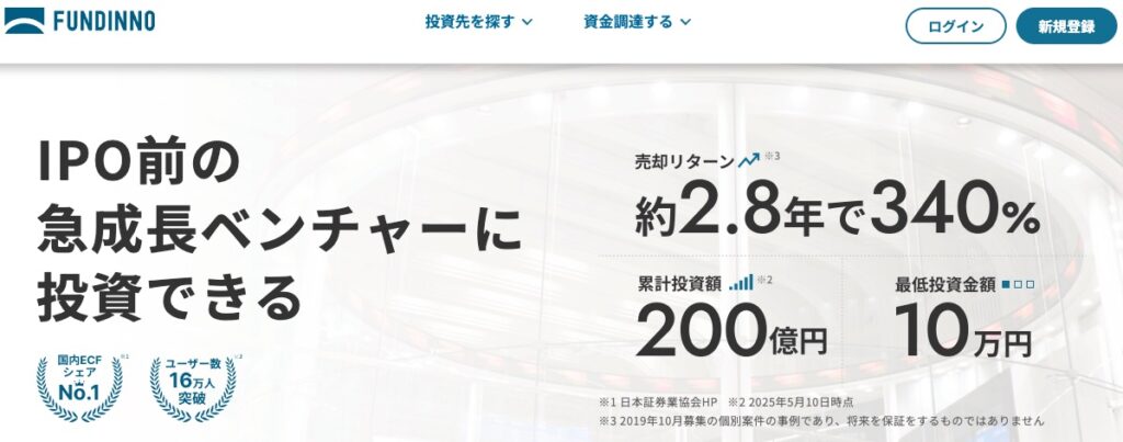 FUNDINNO(ファンディーノ)公式