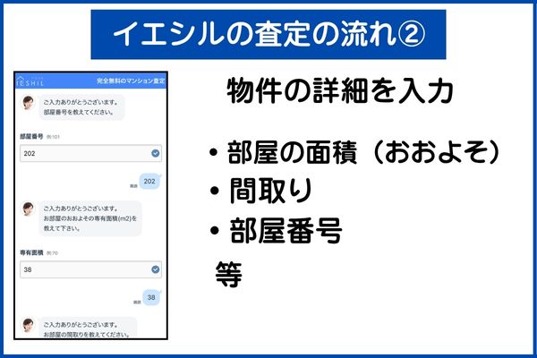 イエシル(IESHIL)で査定する流れ②
