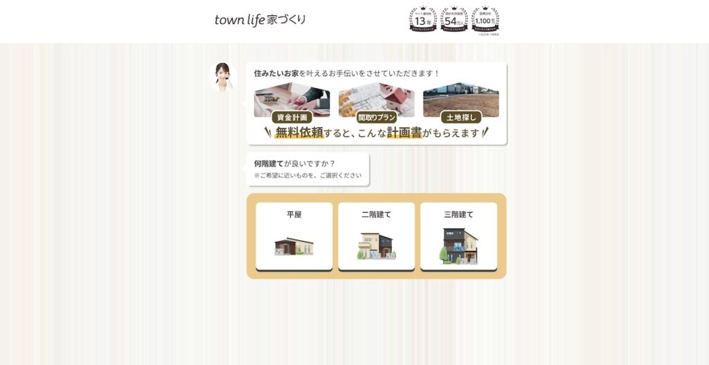 タウンライフ家づくり トップ