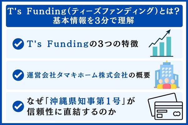 T's Funding（ティーズファンディング）とは？基本情報を3分で理解