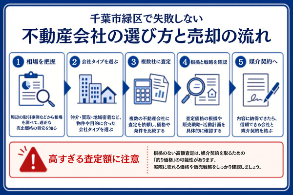 千葉市緑区で失敗しない不動産会社の選び方と売却の流れ