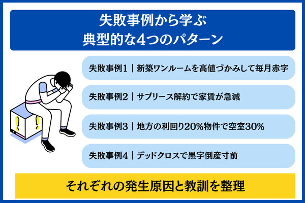 失敗事例から学ぶ 典型的な4つのパターン