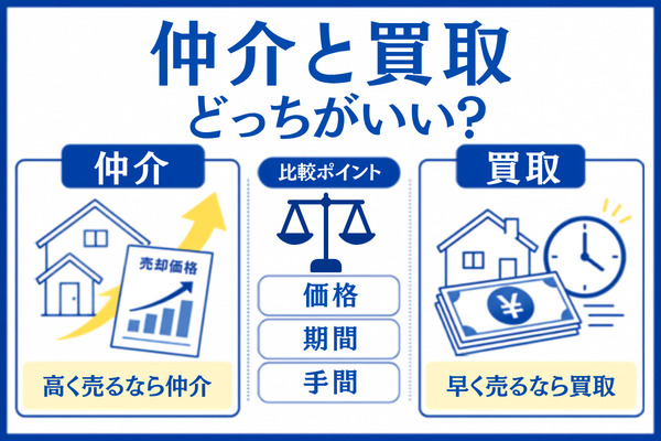 藤沢市の売却は仲介と買取どっちがいい?選ぶ基準