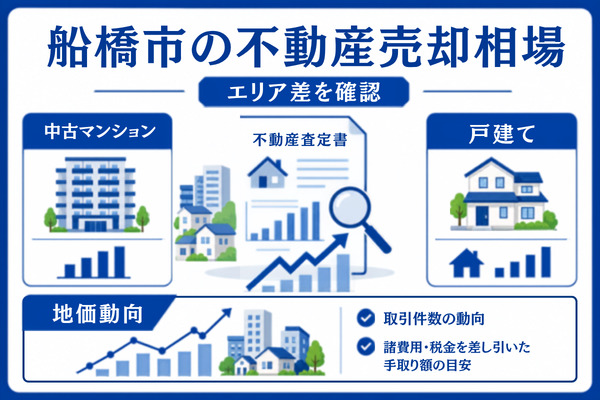 【エリア別】船橋市の不動産売却相場（2026年最新）