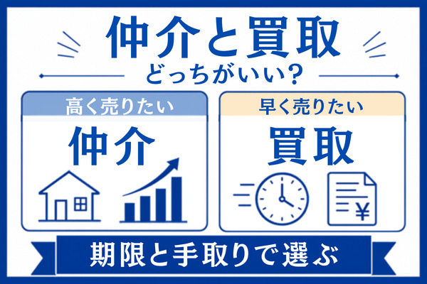 柏市の売却は仲介と買取どっちがいい?選ぶ基準