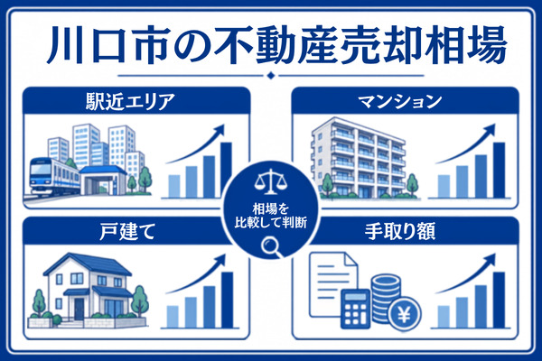 【エリア別】川口市の不動産売却相場(2026年最新)
