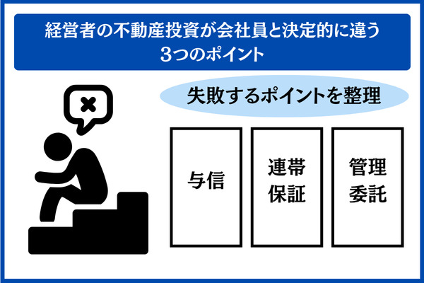 経営者の不動産投資が会社員と決定的に違う3つのポイント