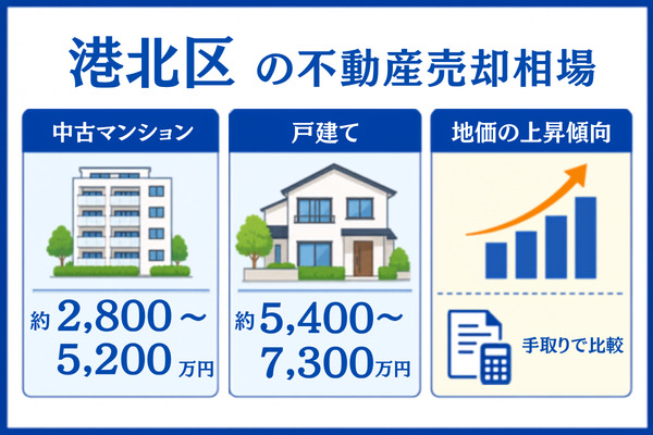 【エリア別】横浜市港北区の不動産売却相場(2026年最新)