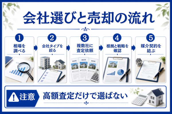 失敗しない習志野市の不動産会社の選び方と売却の流れ