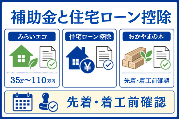 岡山県で使える補助金・住宅ローン控除(2026年版)