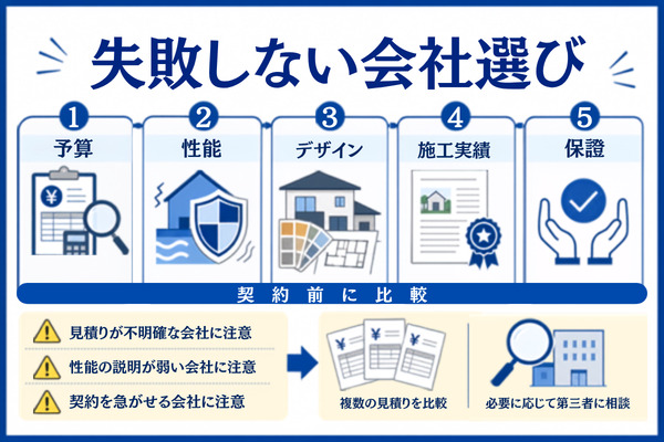 失敗しない岡山県の注文住宅会社の選び方