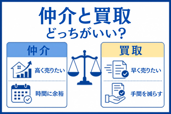 大田区の売却は仲介と買取どっちがいい?選ぶ基準