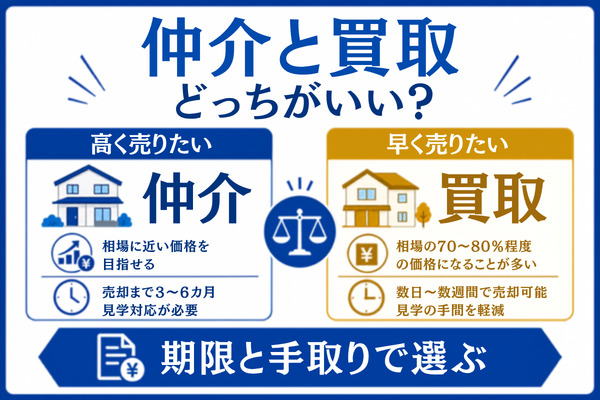 相模原市の売却は仲介と買取どっちがいい?選ぶ基準
