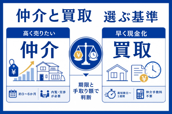 新宿区の売却は仲介と買取どっちがいい?選ぶ基準