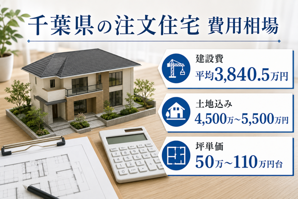 千葉県で注文住宅を建てる費用相場