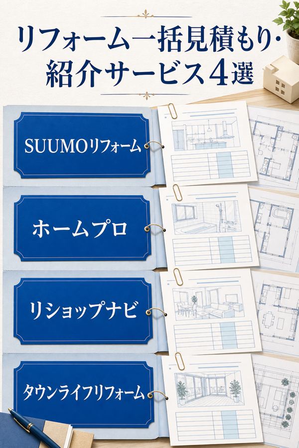 新宿区で使えるリフォームの一括見積もり・紹介サービス4選