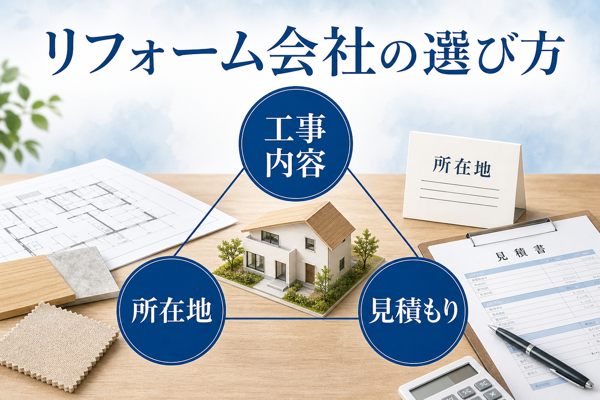 新宿区のリフォーム会社の選び方｜工事内容・所在地・見積もりの3点