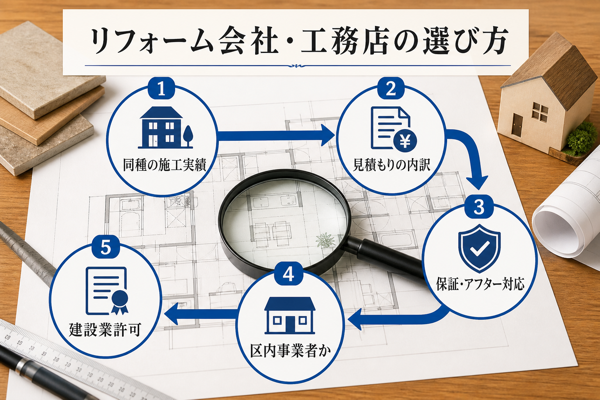 大田区のリフォーム会社・工務店の選び方