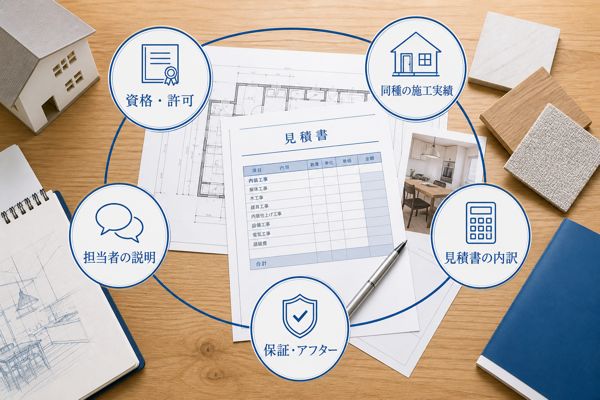 江戸川区のリフォーム会社の選び方|契約前に確認する5つのポイント
