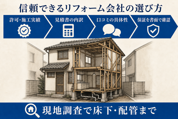 墨田区で信頼できるリフォーム会社の選び方