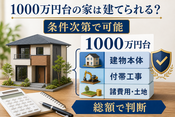 千葉で1000万円台のローコスト住宅を建てるための条件