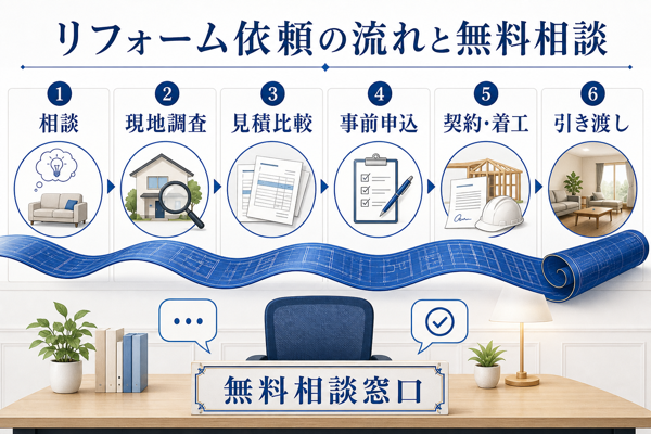 大田区でリフォームを依頼するときの流れと無料相談窓口
