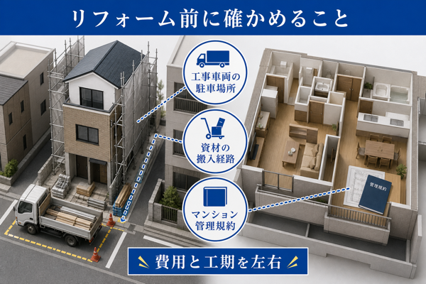 江戸川区の住まいでリフォーム前に確かめること