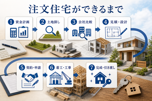 千葉県で注文住宅を建てるまでの流れと期間